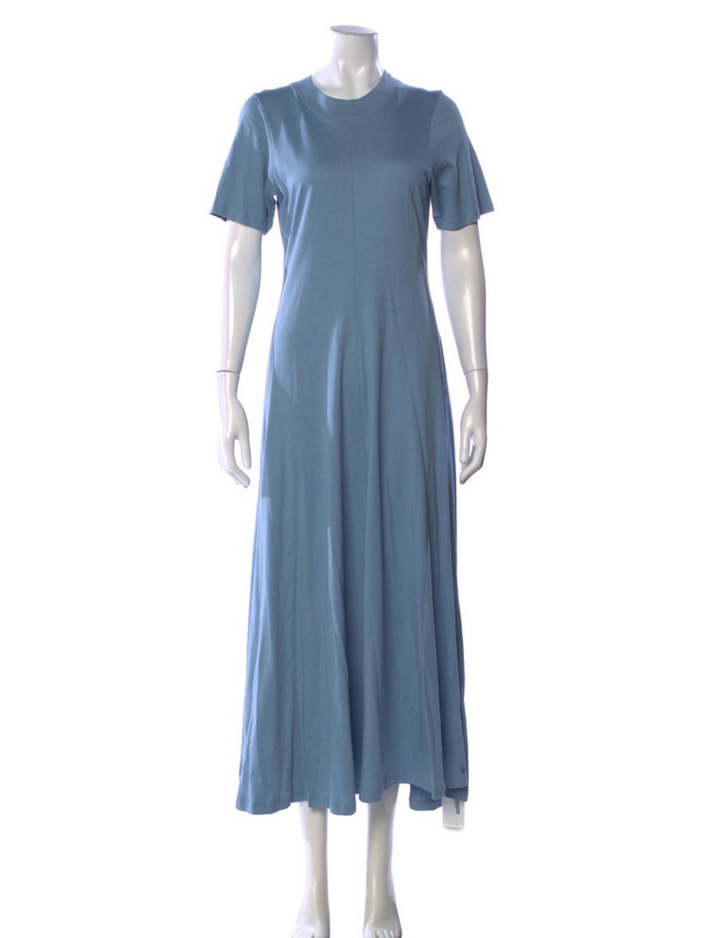Loulou Studio Blue Cotton Sola Midi Dress Large